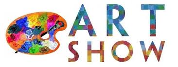  District Art show logo paint brush and pallete.